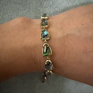 Kendra Scott Susanna Bracelet with sea green stone
